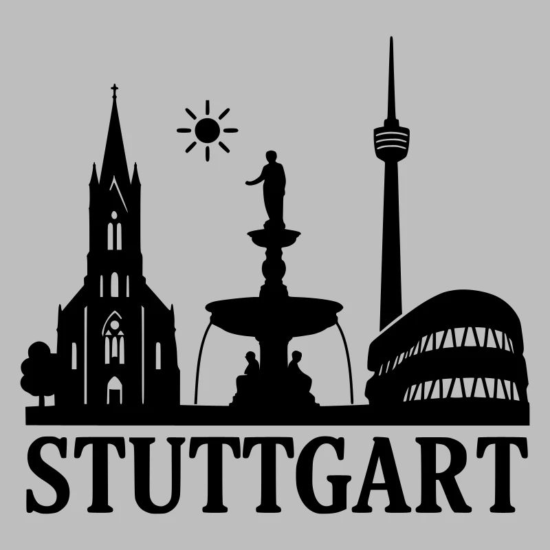 Stuttgart Silhouette Landmark