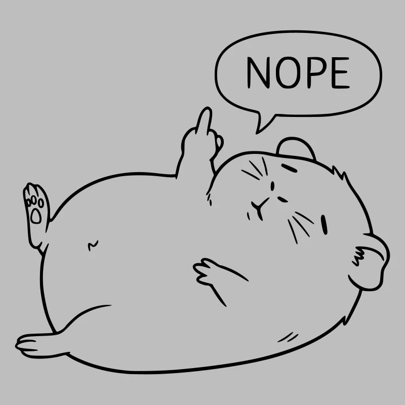 Non, cochon d’Inde | Design mignon
