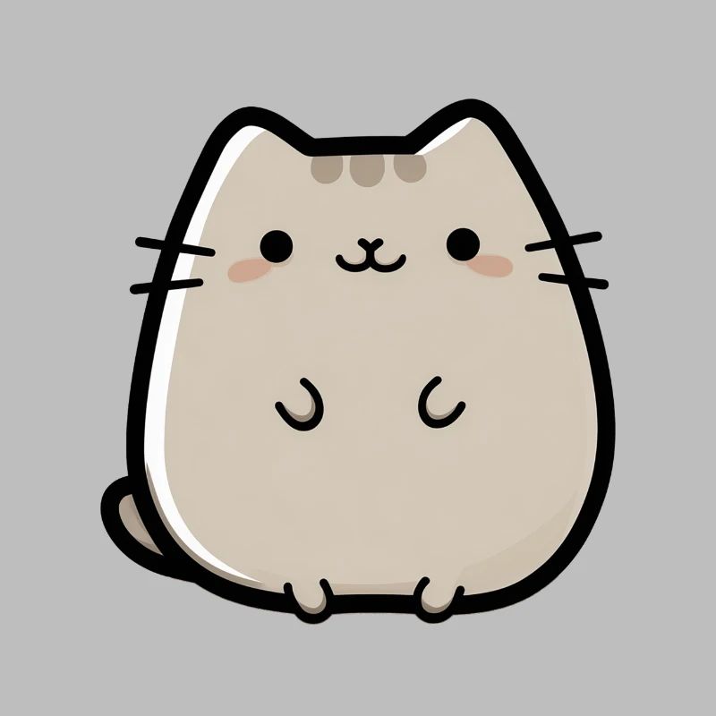mignon petit chat chibi
