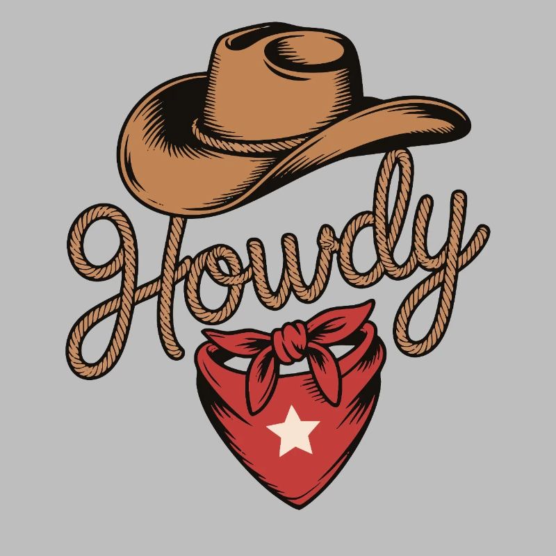 Howdy Cowboy - Conception de corde western