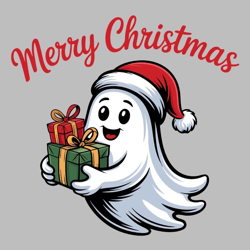 Weihnachtsgeist mit Geschenken