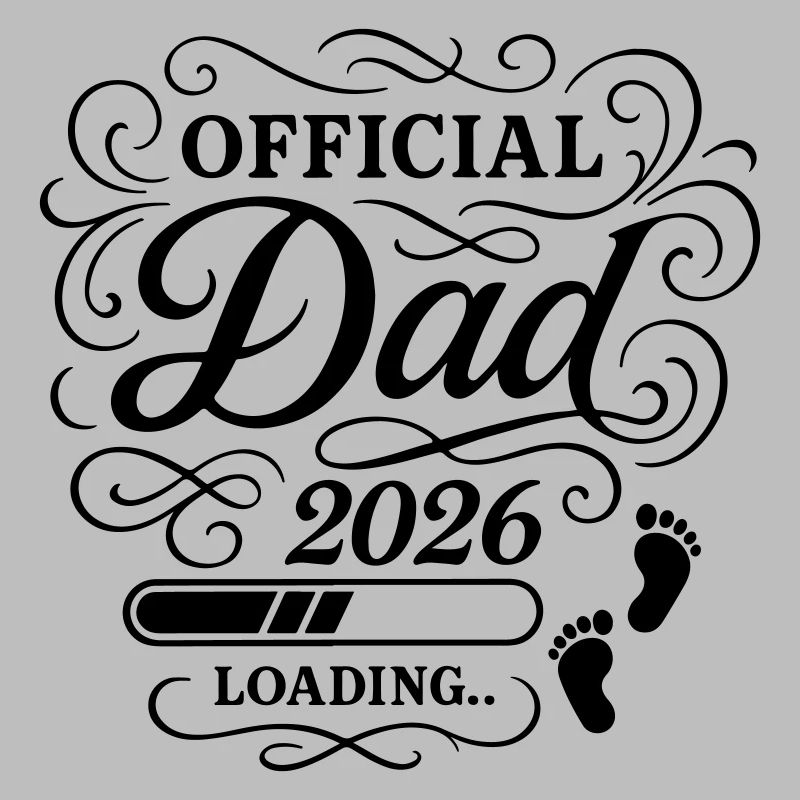 Dad 2026 Papa Loading Vaterschaft