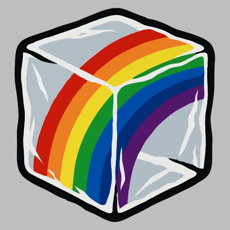 Rainbow in cube