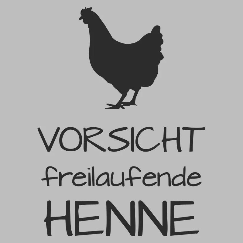Caution hen free-range