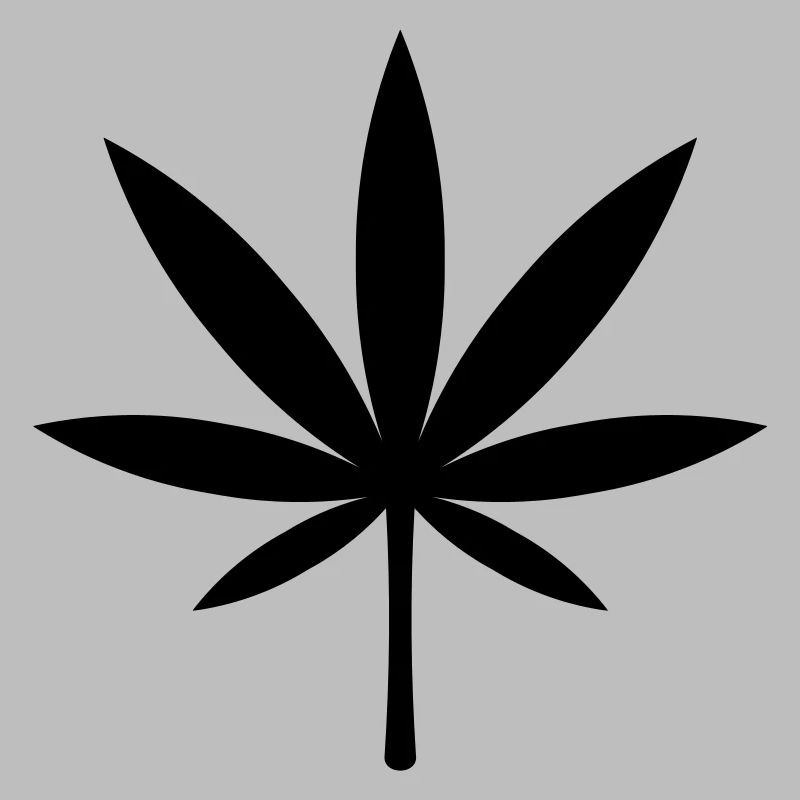 Cannabis / Marijuana / Feuille de chanvre (noir)