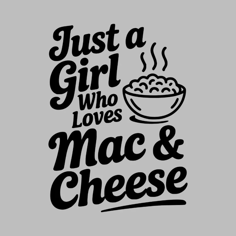 Nur ein Mädchen, das Mac & Cheese liebt
