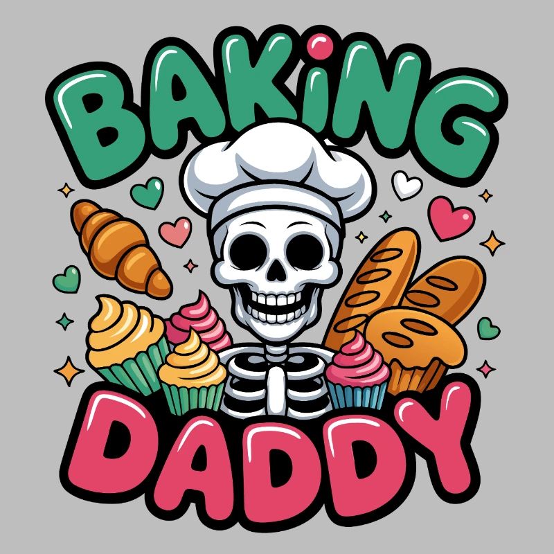 Baking Daddy Skull Cook