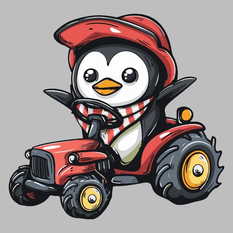 Pinguin Traktor Farmer