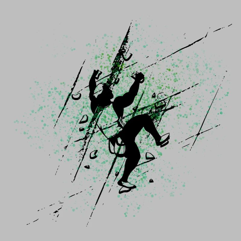 Grimpeur Vert Eclaboussures