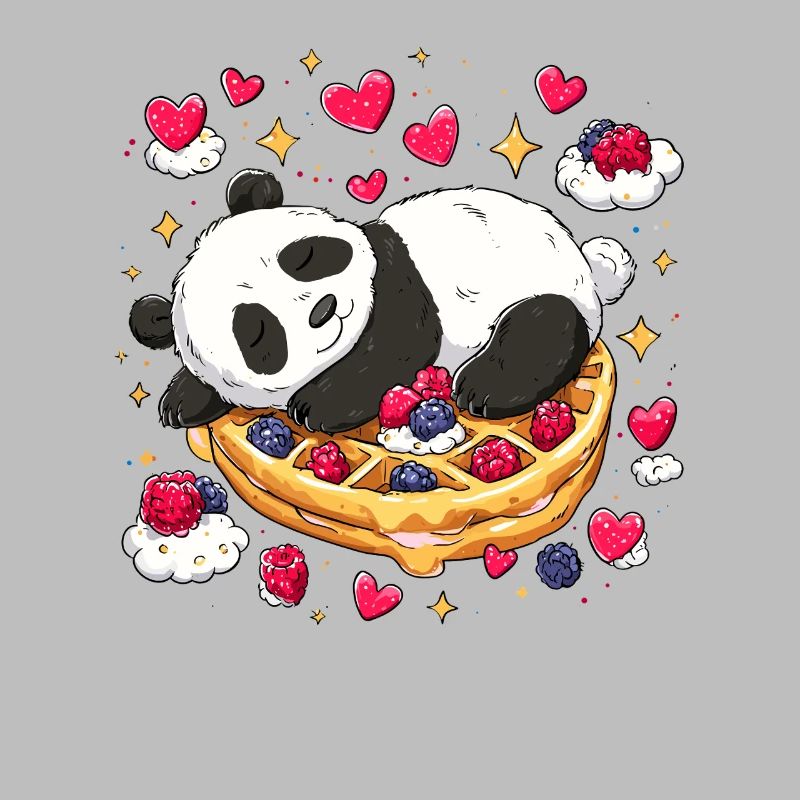 Panda on Waffle Dreams