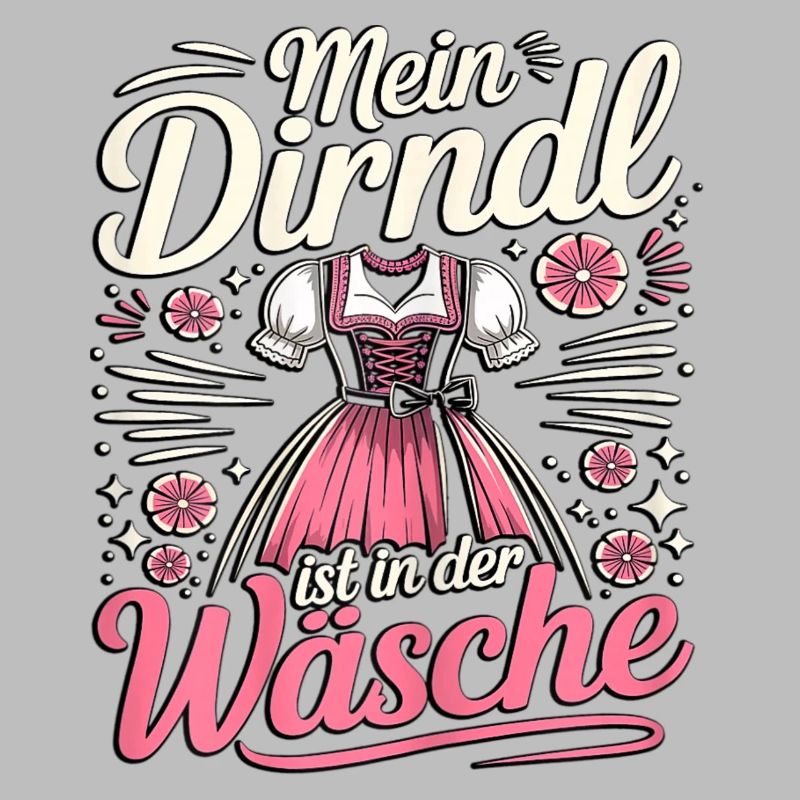 Mon dirndl est dans la buanderie