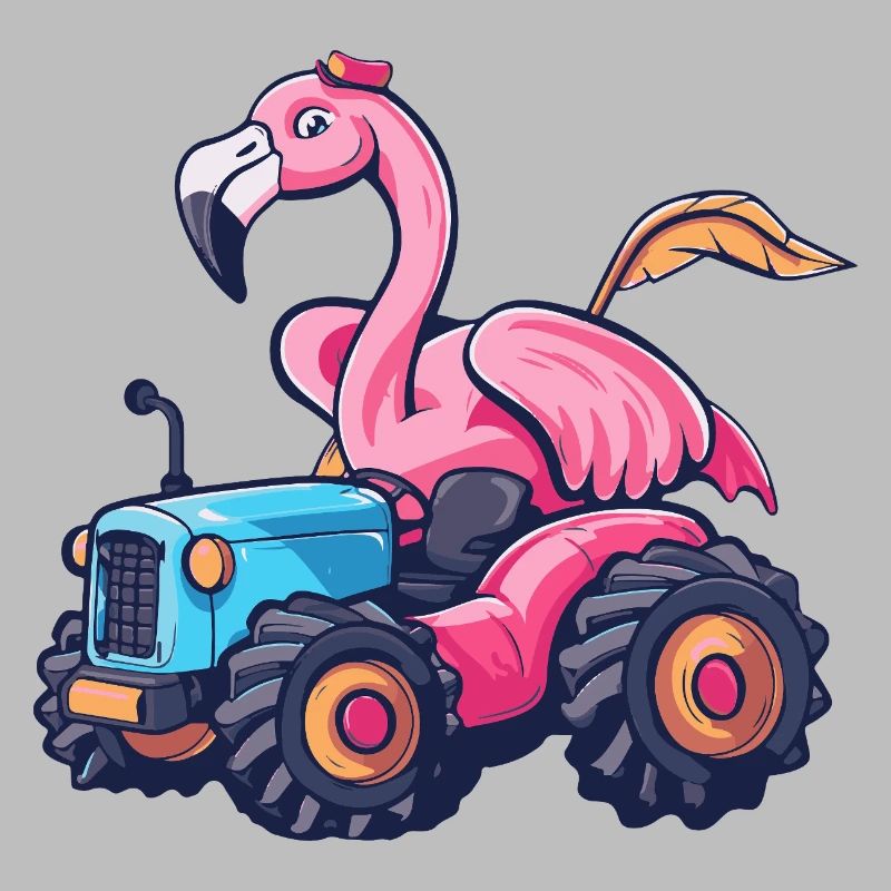 Flamingo Tractor Farmer