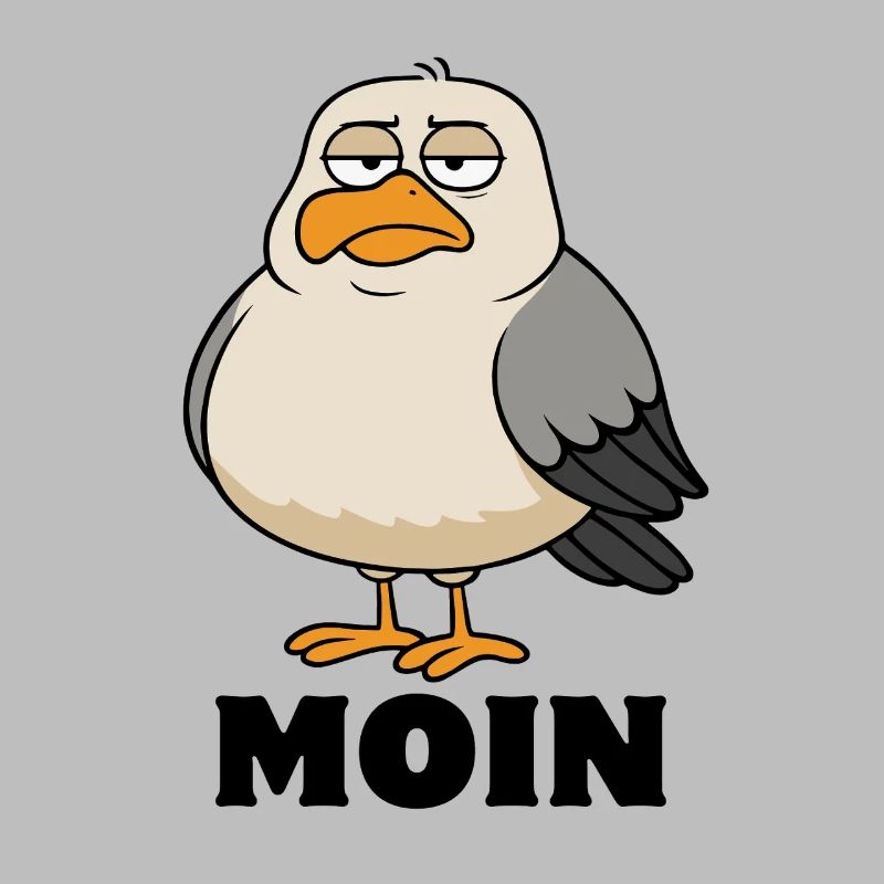 Möwe - Moin - Nordsee - Geschenk