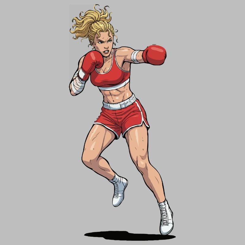 Boxer-Ehefrau