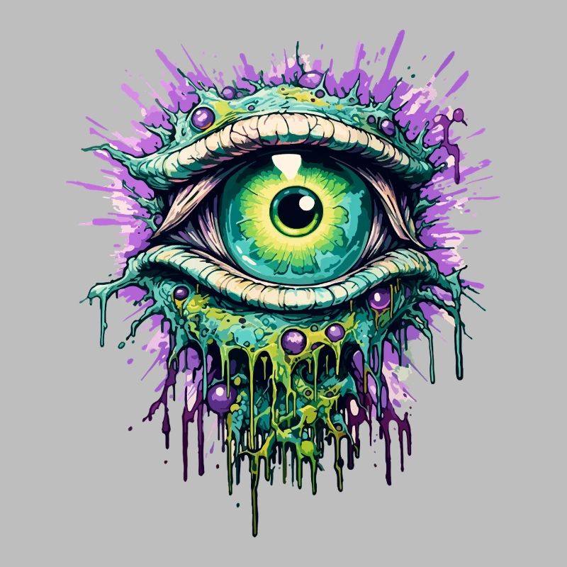 Psychedelisch Auge Farbenfroh LSD Drogen Trip