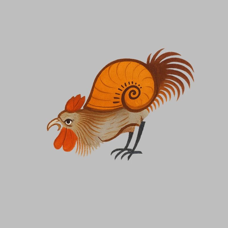 Medieval Rooster – Stylized Creature