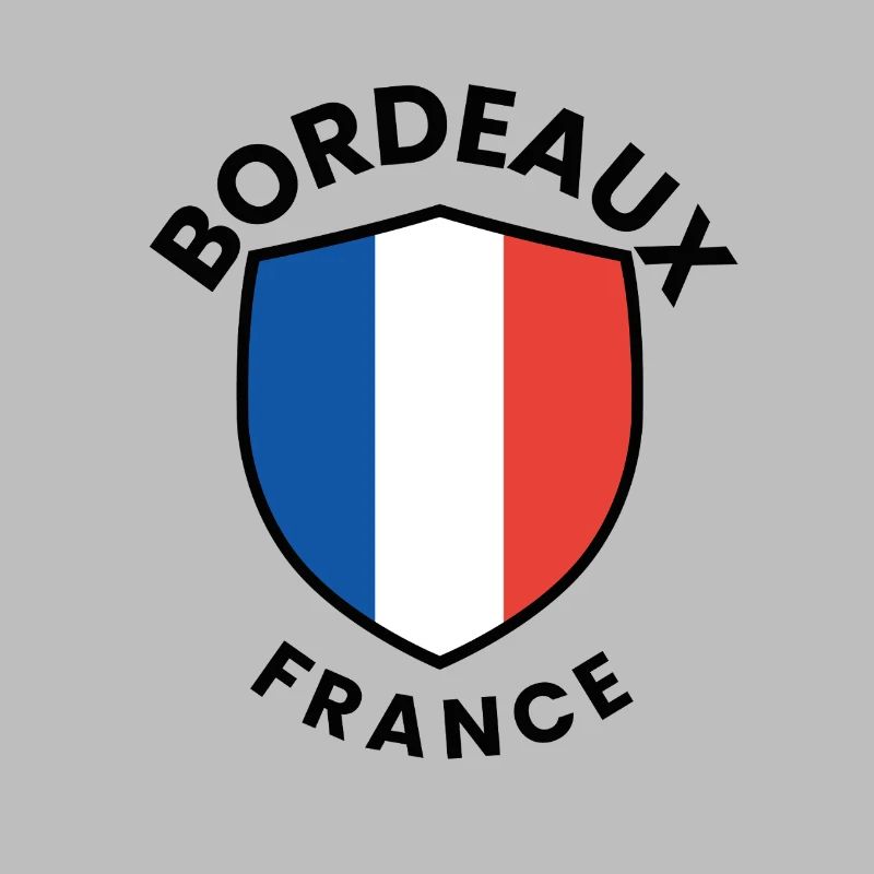 French Flag Shield Design
