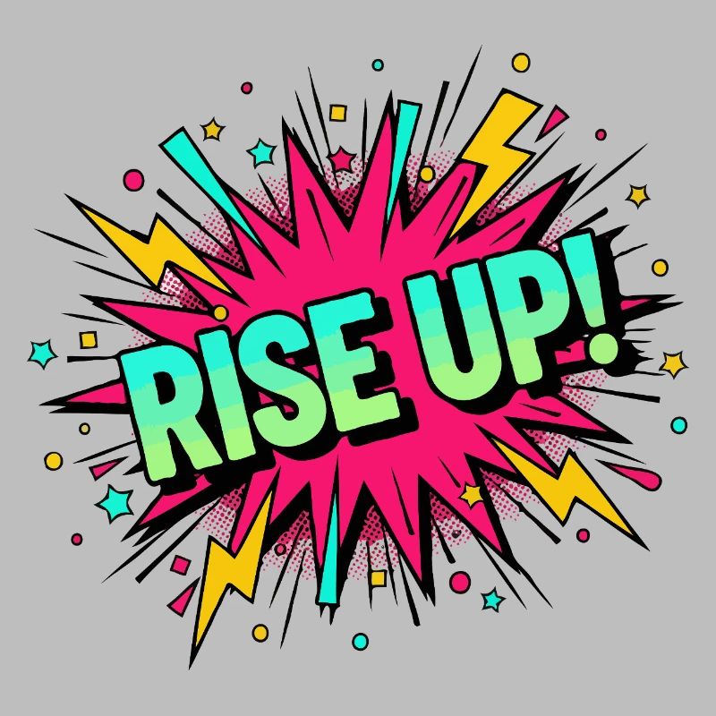 Rise Up Burst Bold Comic