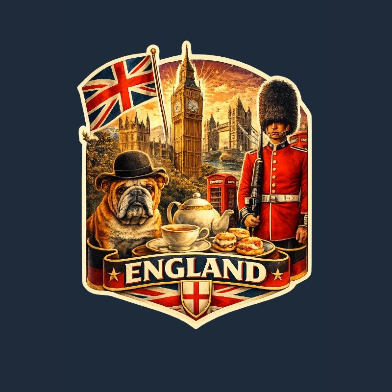 England Heritage Tea Abzeichen