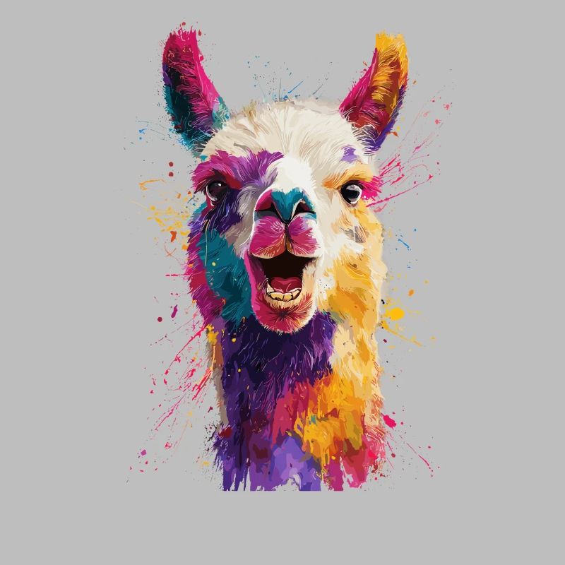 Colorful Llama Explosion