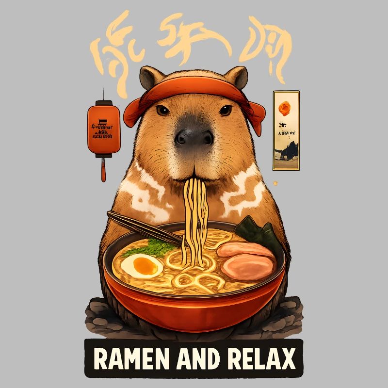 Capybara Ramen and Relax