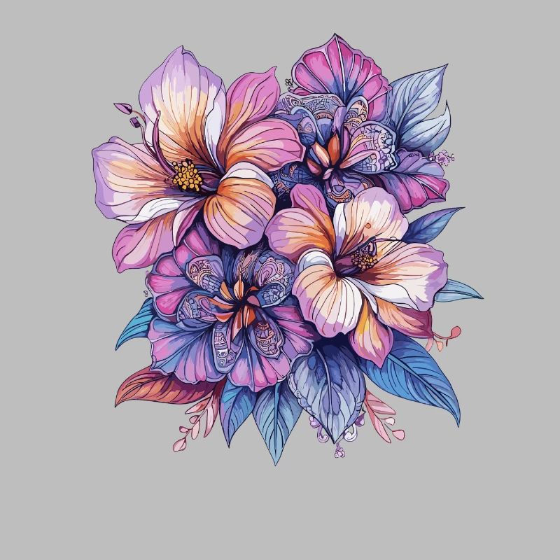 Explosion de couleurs Fleurs