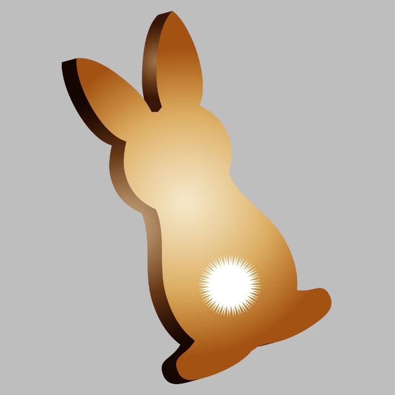 Biscuits de lapin de Pâques à queues courtes