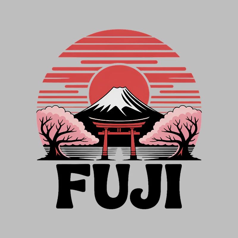 Fuji Torii Sakura in der Sonne