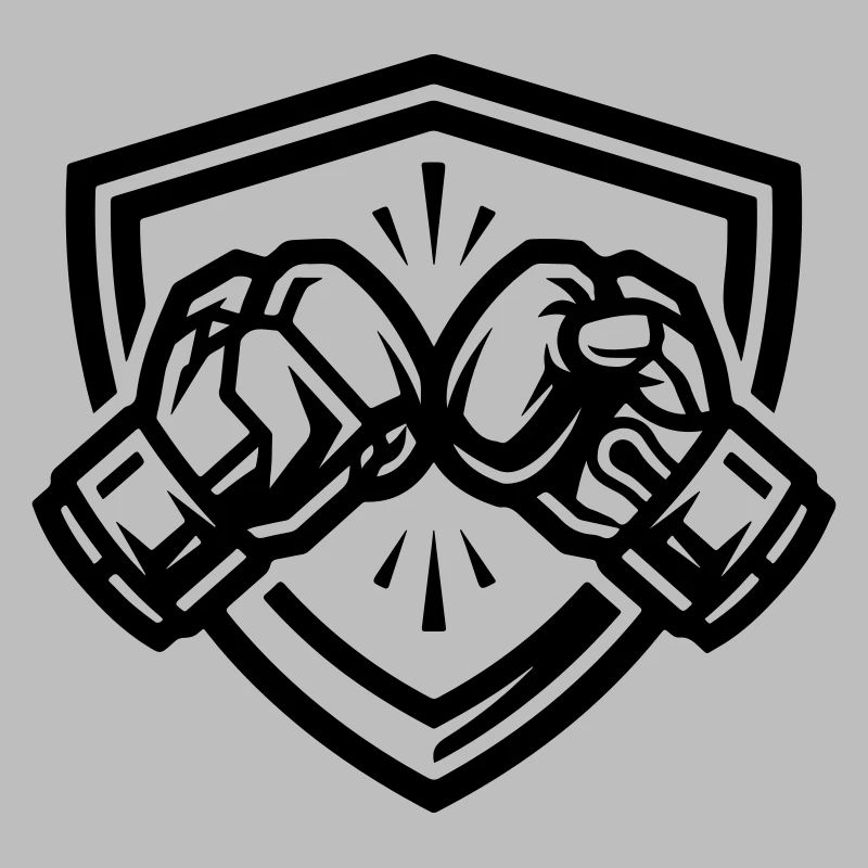 Boxhandschuhe Wappen