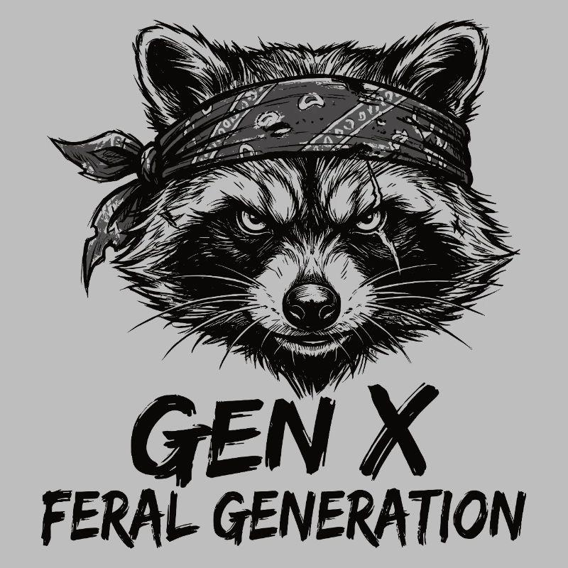Waschbär Gen X Wilde Generation