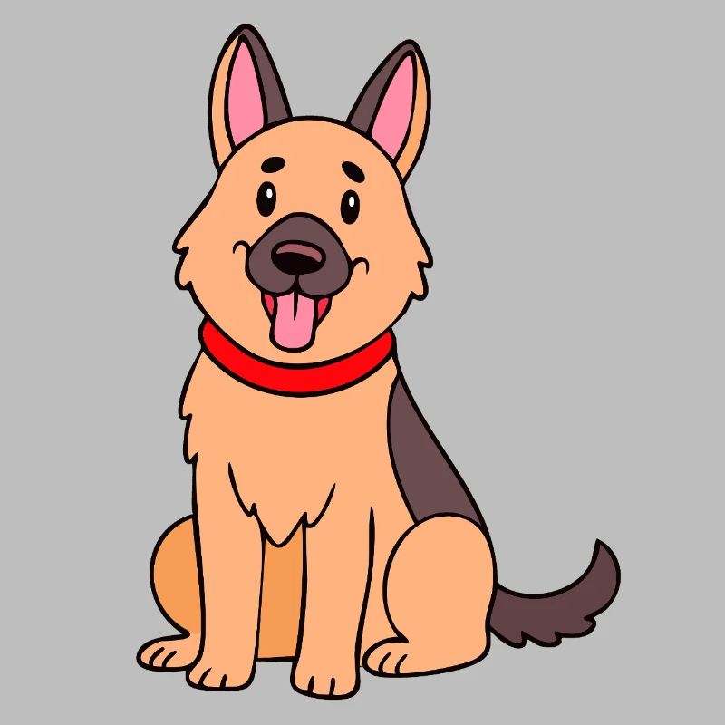 Cute German Shepherd (comic)