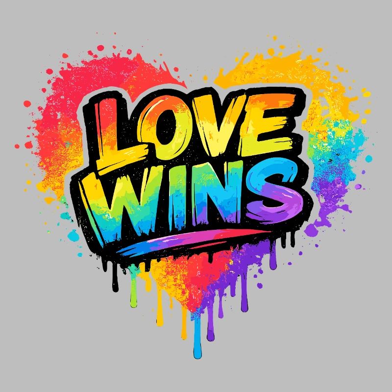 Love Wins Rainbow Statement for Pride