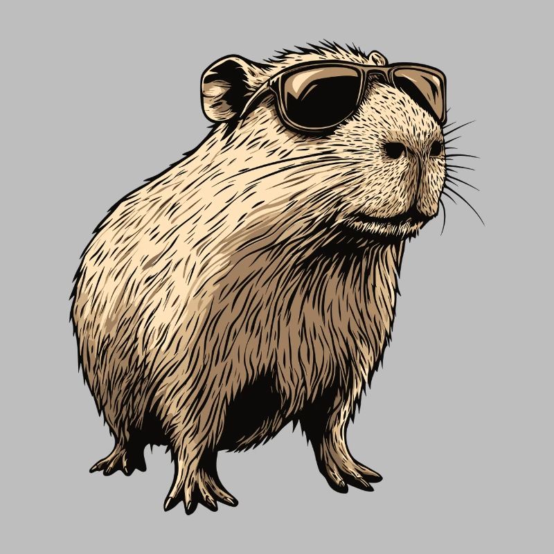 Capybara mit Sonnenbrille
