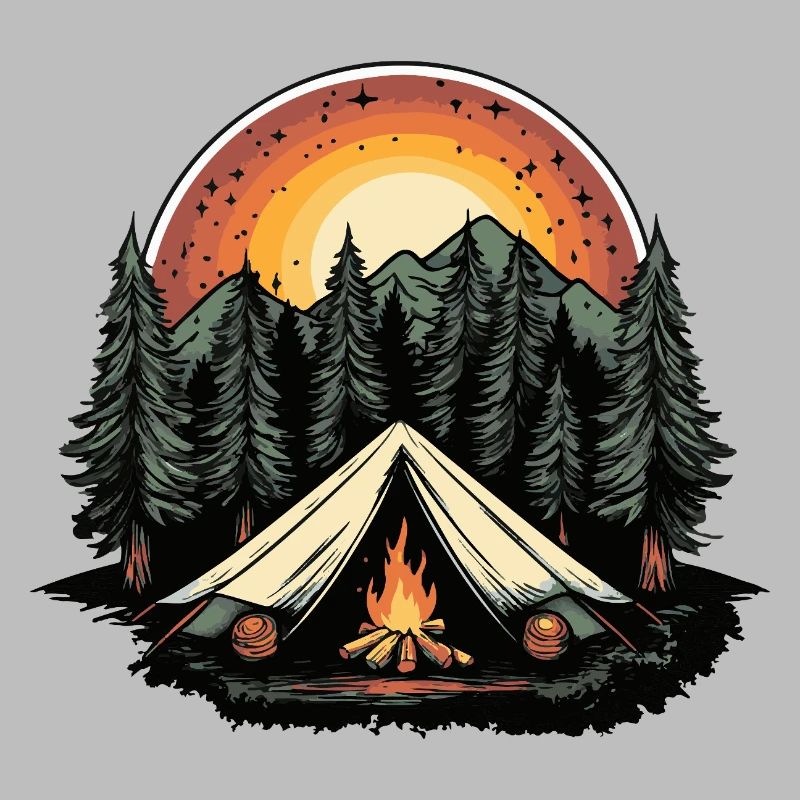 Camping Wald Zelt