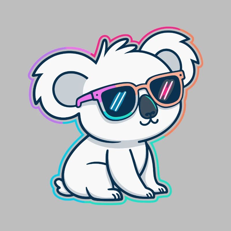 Koala neon glasses