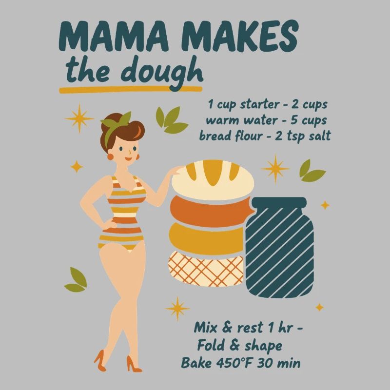 Sourdough Bread Baking Mama Makes The Dough Baker