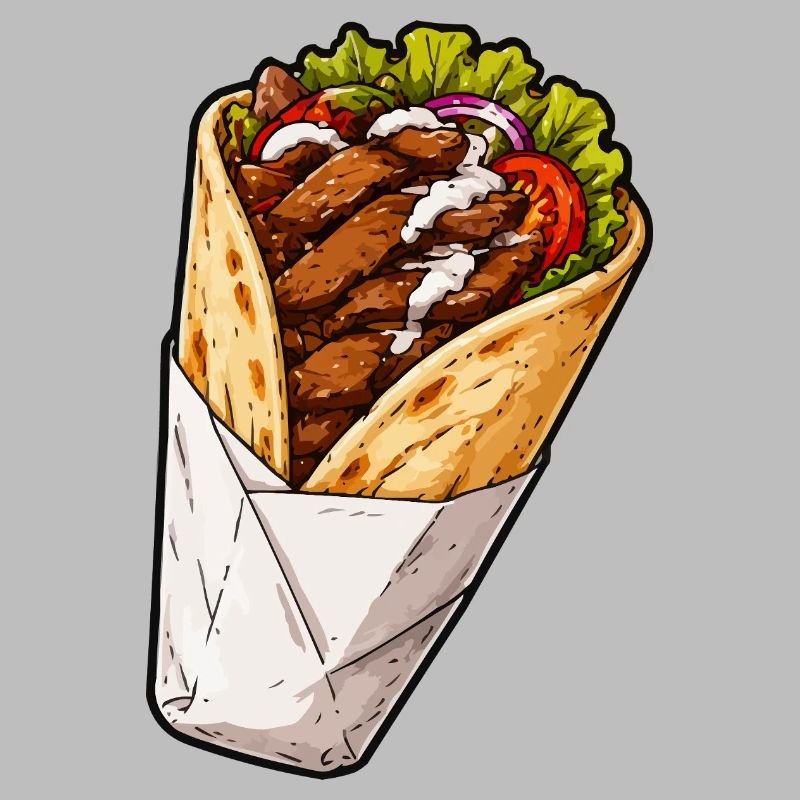 Crispy Chicken Burrito Wrap