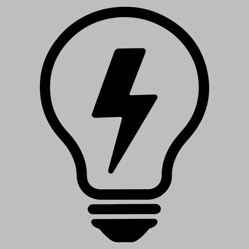 Creative Idea T-shirt - Electric Light Bulb