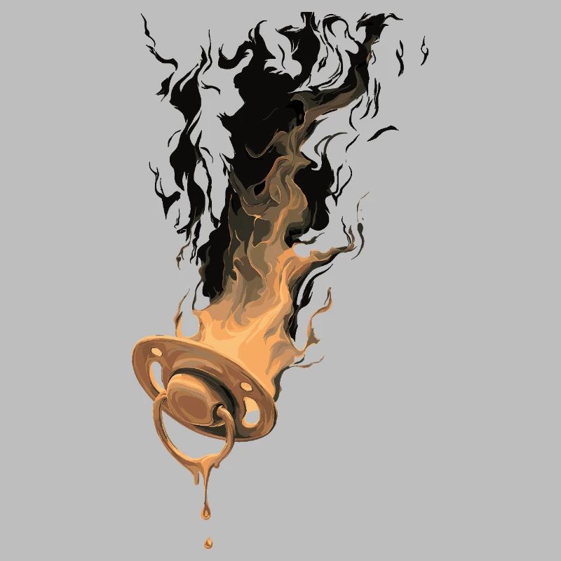 Burning pacifier