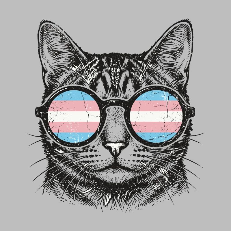 LGBT-Pride-Monat – Trans-Pride-Katze