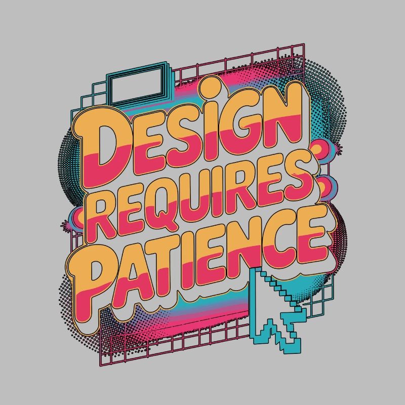 Graphic Designer Design Requires Visual Artist