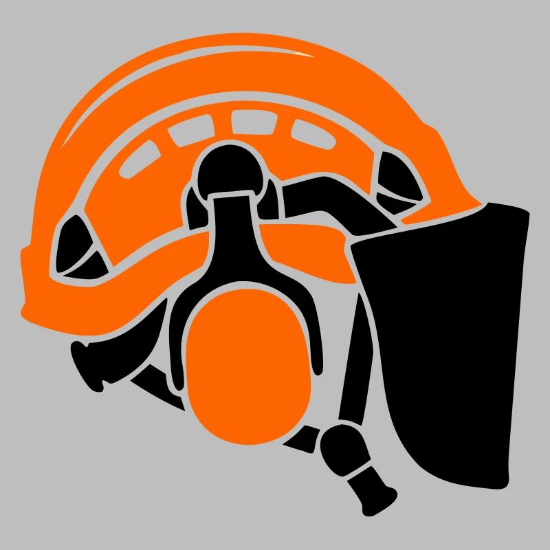Forestry helmet, tree care, forest workers, lumberjacks