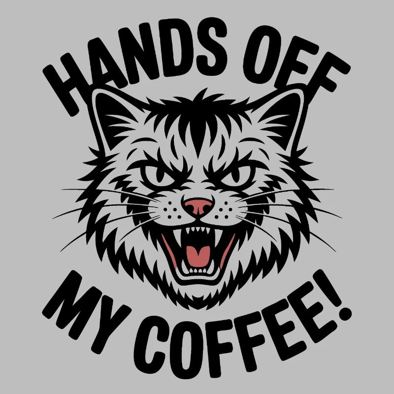 Grumpy Kaffeekatze