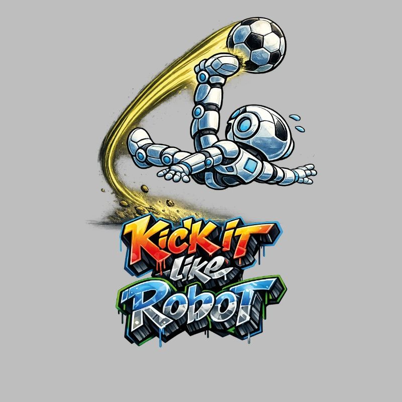 Soccer robot makes overhead kicks