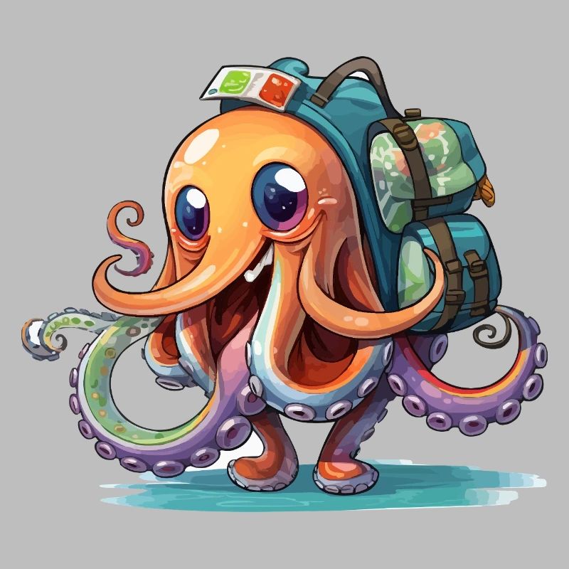 Octopus Explorer with Backpack