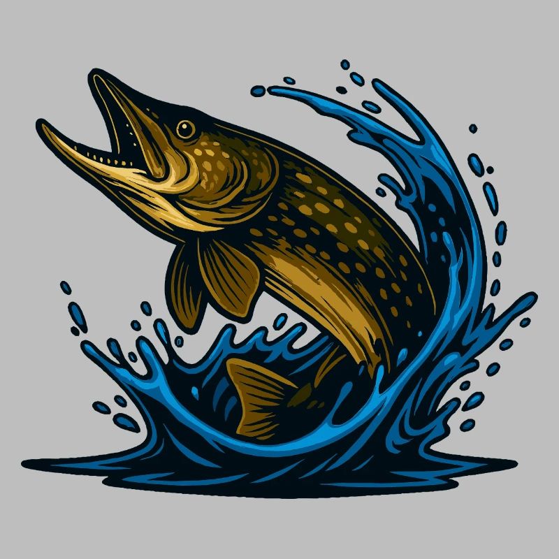 Northern Pike Fish | Customisable Edition