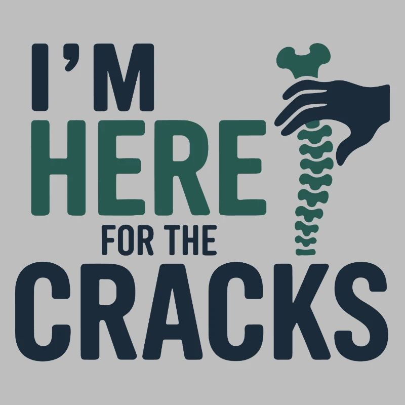 Chiropractor Im Here For The Cracks Professional 