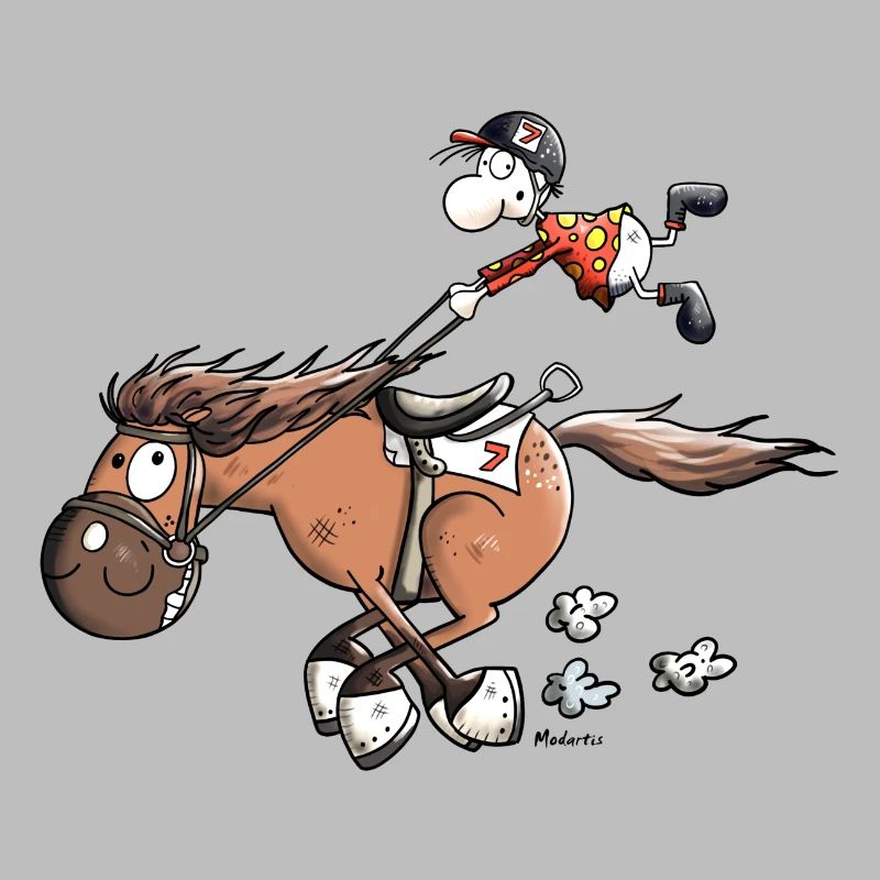 Cheval De Course Rapide