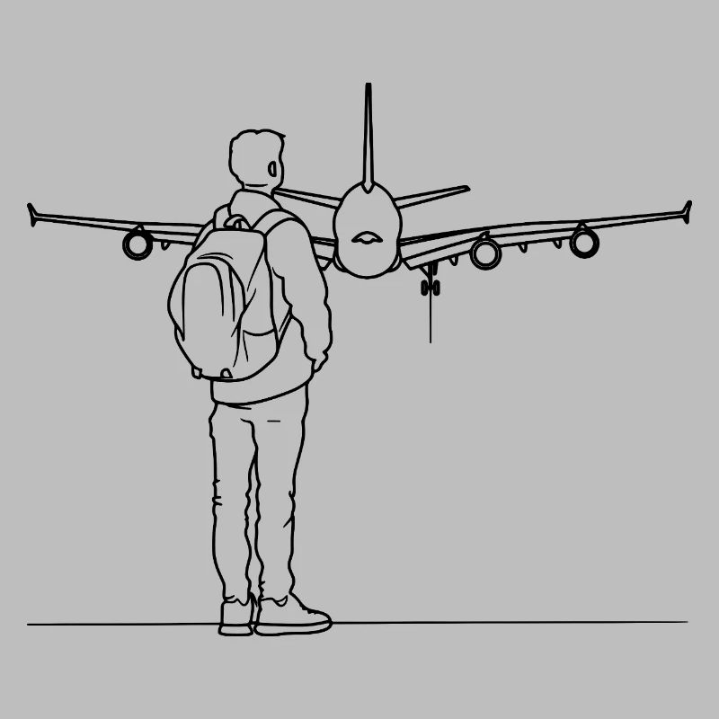 Plane Spotter Drawing