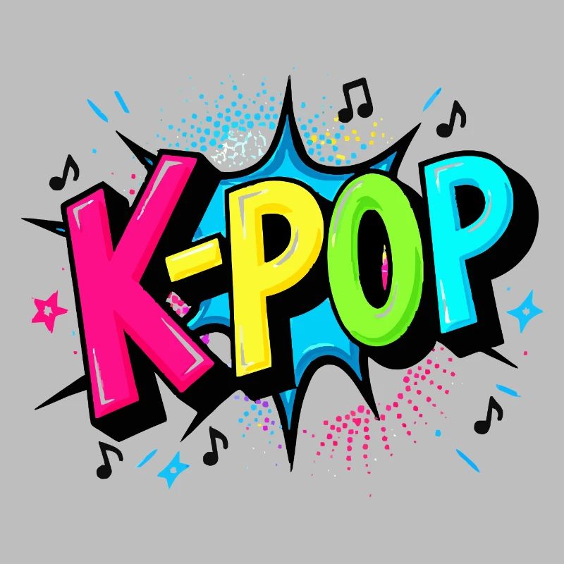 K-Pop Power - Conception de ventilateur coloré